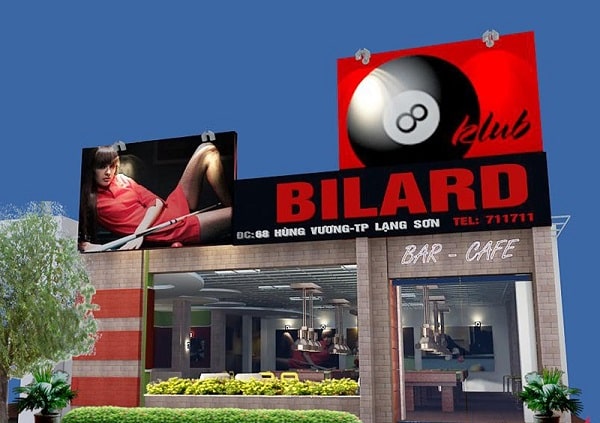 Mẫu biển quảng cáo billiard “HOT” hiện nay