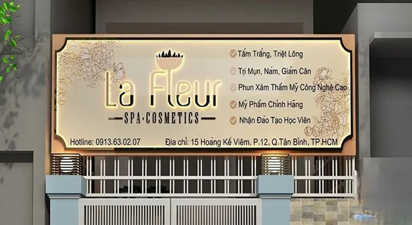 Khách hàng dễ có ấn tượng đặc biệt đối với một bảng hiệu đẹp
