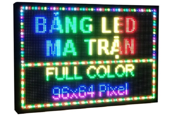 Bảng đèn LED ma trận nhiều màu chữ