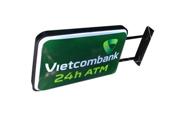 Mẫu quảng cáo treo tường Vietcombank