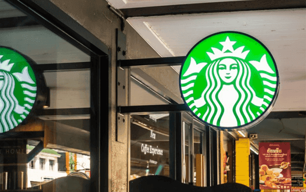 Bảng hiệu hộp đèn LED của thương hiệu cafe nổi tiếng Starbucks