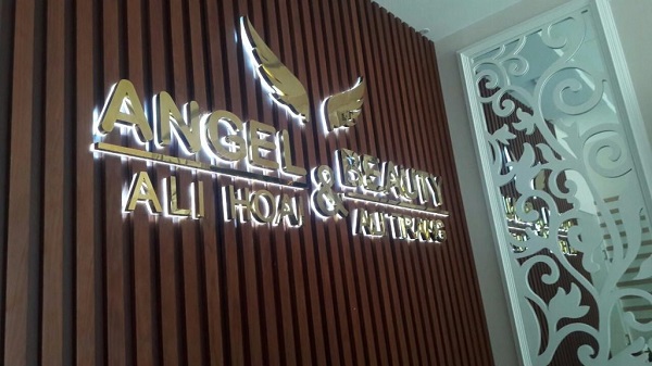 Mẫu logo logo bảng hiệu Angel 