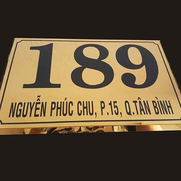 100+ Mẫu Biển Số Nhà Đẹp, Sang Trọng Chất Liệu Đồng, Inox 2023